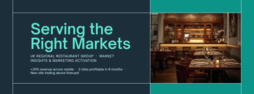 Serving the right markets — Regional restaurant group case study